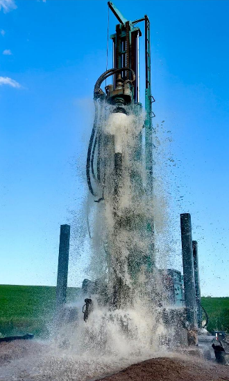 Perforación de pozo de agua en Uruguay - trabajo 8
